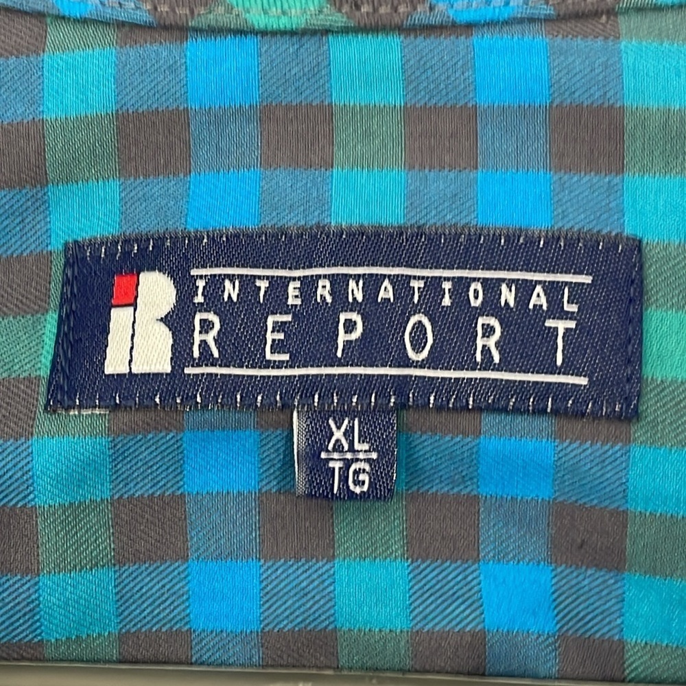 International Report Checked Button Down Shirt - image 2